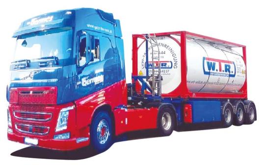 AWM LKW Volvo FH4 XL Glob./Aerop \'20 Tank-Cont-SZ Bermes WTR 75243 