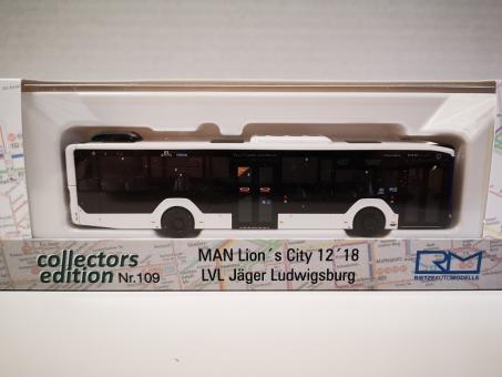 Rietze Stadtbus MAN Lion´s City 12´18  LVL Jäger Ludwigsburg 