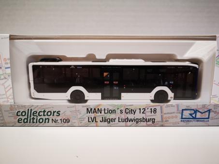 Rietze Stadtbus MAN Lion´s City 12´18  LVL Jäger Ludwigsburg 75313 