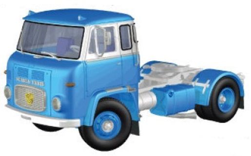 VK Modelle LKW Scania LB 7635 hellblau-weiß,Felge mit Trittkranz 