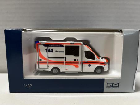 Rietze MB Sprinter WAS Design-RTW´18 Ambulance Kantonsspital Luzern (CH) 