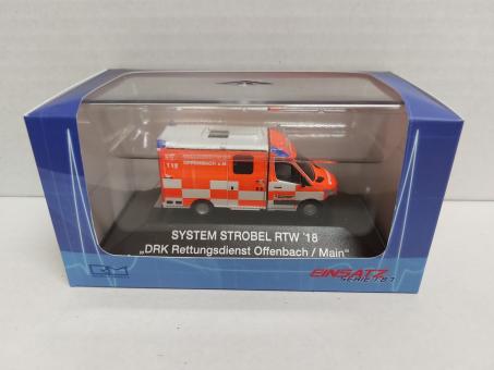 Rietze MB Sprinter Strobel RTW ´18 DRK Rettungsdienst Offenb 
