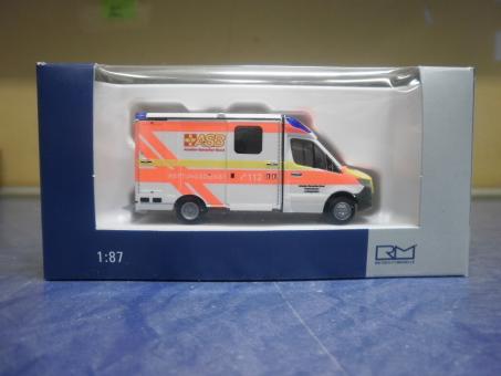 Rietze MB Sprinter Strobel RTW ´18 ASB Ludwigshafen 