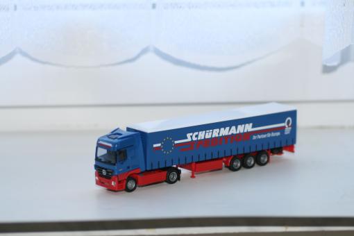 AWM LKW MB Actros MP2 LH/Aerop Ga-KSZ Schürmann Spedition 76545 