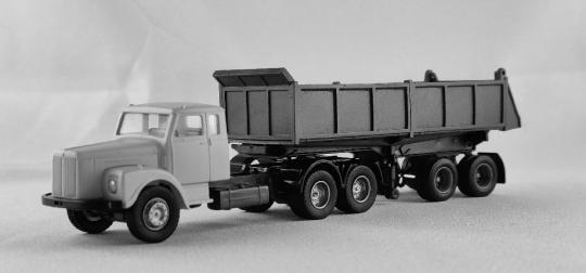VK Modelle LKW Scania 111 3a Szm. Mit Sattelkipper 
