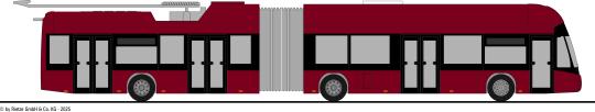Rietze Gelenkbus Hess Lightram 19 vino rosso 