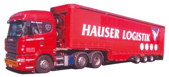 AWM LKW Scania R Highl. Jumbo-Ga-KSZ Hauser Logistik 77 