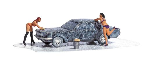 Busch A-Set: Car-Wash H0 7824 