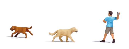 Busch Action Set: Apportierspiel mit Hunden 