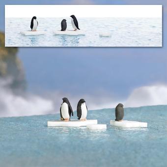Busch A-Set: Pinguine auf Eis H0 7923 