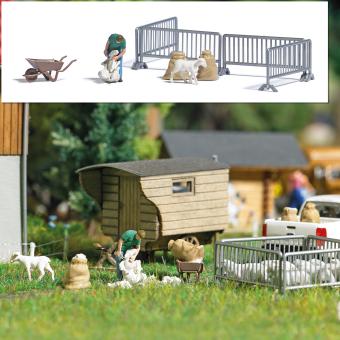 Busch A-Set: Schafschur H0 7933 