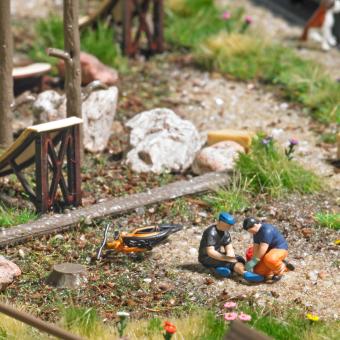 Busch Action-Set: Radunfall H0 79825 