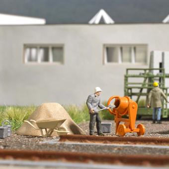 Busch Action Set: Beton mischen H0 79901 