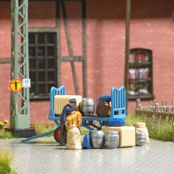 Busch A-Set:Bahnsteigkarre H0 79910 