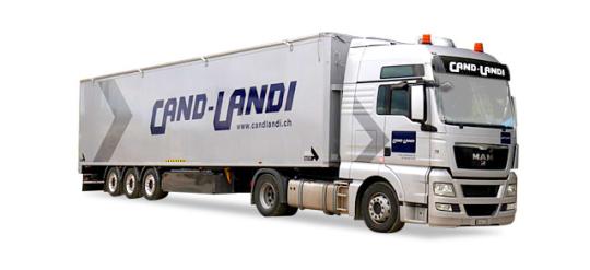 Tekno LKW MAN TG-X XXL/Aerop. Schubboden-SZ Cand-Landi 