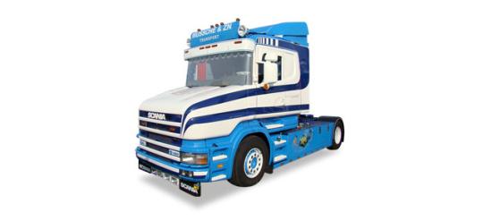 Tekno LKW Scania Hauber Aerop. SZM Peter Mussche 