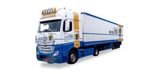 Tekno LKW MB Actros 11 Giga Kühl-SZ v. d. Steeg 