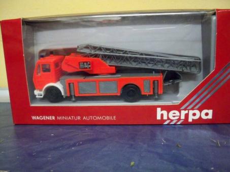 Herpa LKW Feuerwehr MB S DLK tageslichtrot neutral 
