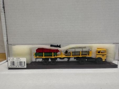 Brekina LKW MB LPS 1620 Rungen-SZ Meiler-Kipper mit Kippmuld 