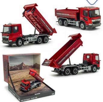 Holland oto 1:50 LKW DAF XD Baukipper rouge flamme 