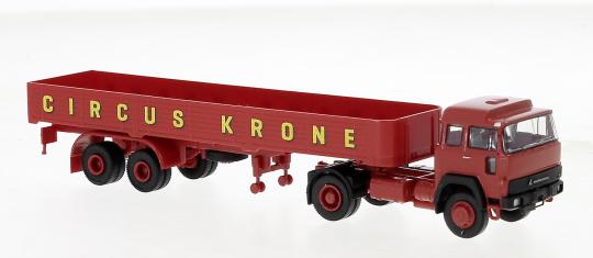 Brekina PKW Magirus 310D Pritschen-Sz Circus Krone 