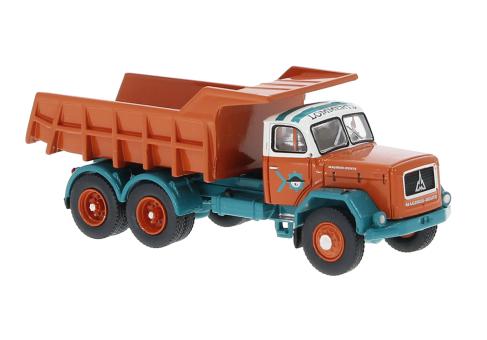 Brekina LKW Magirus Jupiter Kipper Lommerts (NL) 