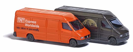 Busch Zwei Mercedes Sprinter UPS und TNT 