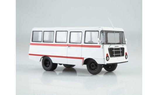 Model Pro Stadtbus 1:43 Uralec-70S Kleinbus, weiß 