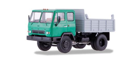 SSM LKW 1:43 KAZ-MMZ-4502 Muldenkipper grün 