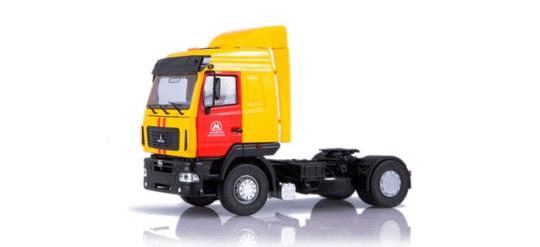 SSM LKW 1:43 MAZ-5440 4x2 Zugmaschine gelb/rot 83SSML014 