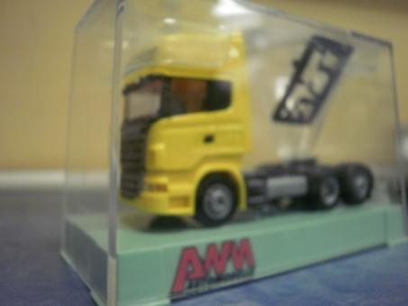 AWM LKW Scania R 09 Topl. SZM 3achs gelb 