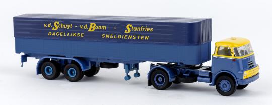 Brekina LKW DAF Do 2000 Pritsche/Plane-Sattelzug SBS (NL) 