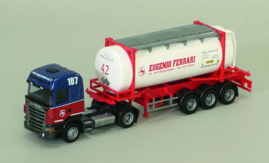 AWM LKW Scania R Highl. 26' Swapbody-SZ Eugenio Ferrari 