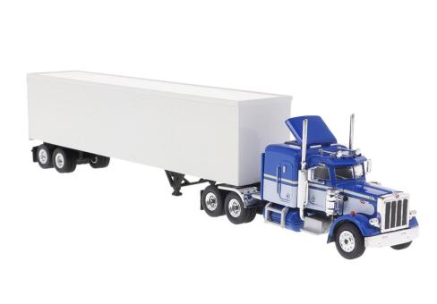 Brekina LKW Peterbilt 359 K-Sz blau/weiß 