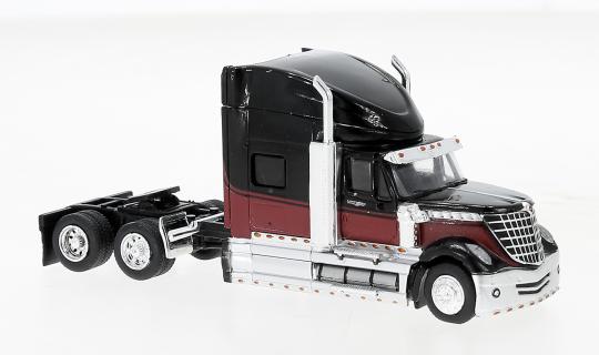 Brekina LKW International Lonestar, black/red 