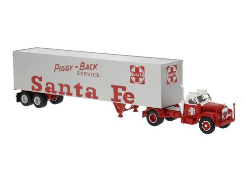 Brekina LKW Mack B61 Koffersattelzug Santa Fe 85983 
