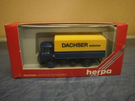 Herpa LKW MAN F90 Pritsche Dachser Spedition 