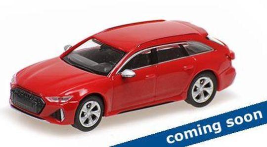 Minichamps 1:87 AUDI RS 6 AVANT - 2019 - RED METALLIC 