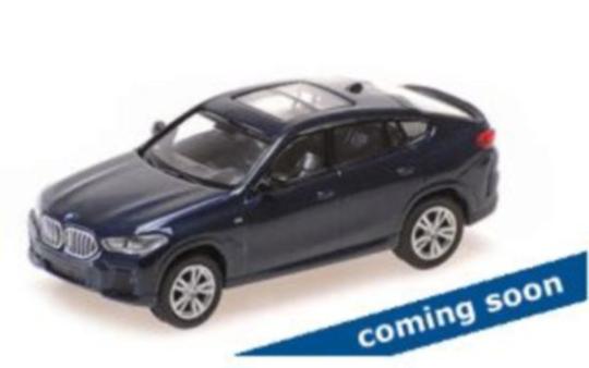 Minichamps 1:87 BMW X6 - 2020 - BLUE METALLIC 870020521 