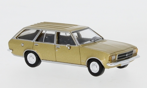 PCX Premium Classics PKW Opel Rekord D Caravan, gold 1972 870023 
