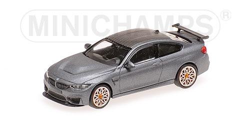 Minichamps 1:87 BMW M4 GTS - 2016 - matt grey/orange wheels 