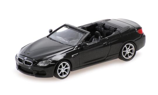 Minichamps 1:87 BMW M6 CABRIO - 2015 - BLACK METALLIC 