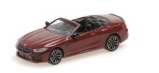 Minichamps 1:87 BMW 8-SERIES CABRIOLET - 2019 - RED METALLIC 