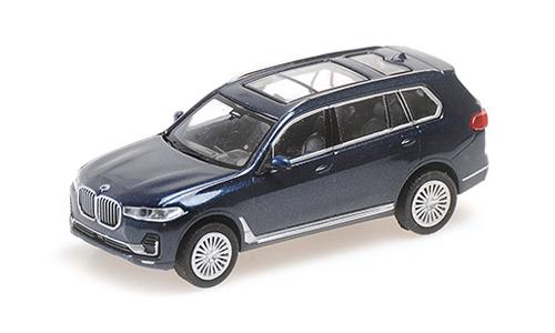 Minichamps 1:87 BMW X7 - 2019 - BLUE METALLIC 