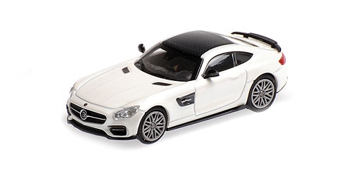 Minichamps 1:87 BRABUS 600 AUF BASIS MERCEDES-BENZ AMG GT S - 2015 - WHITE 