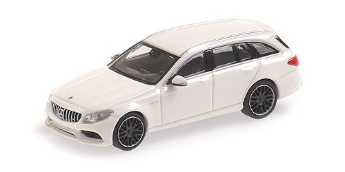 Minichamps 1:87 MERCEDES-AMG C 63 T-MODELL (S205) - 2019 - WHITE 