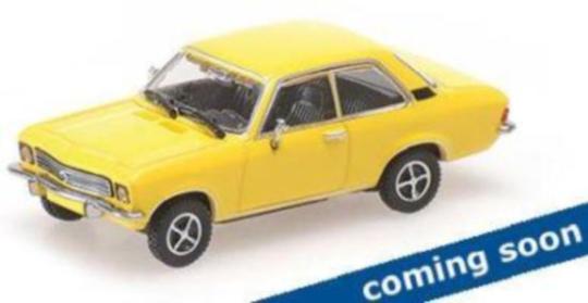 Minichamps 1:87 OPEL ASCONA - 1970 - YELLOW 