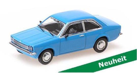 Minichamps 1:87 OPEL KADETT SALOON - 1973 - LIGHT BLUE 