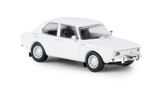 Brekina PKW Saab 99 weiss 