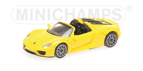 Minichamps 1:87 Porsche 918 Spyder - 2013 - yellow 